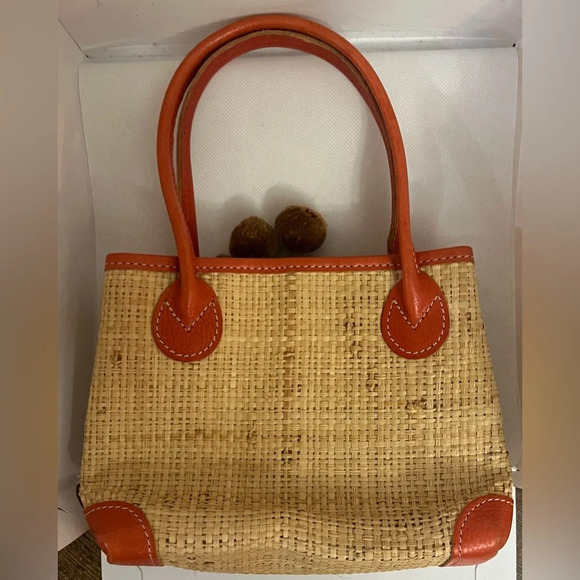 J. MCLAUGHLIN | ladies small, grasscloth purse - Picture 15 of 16